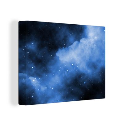 Leinwandbilder - Wanddeko 40x30 cm Sterne - Weltraum - Universum (Gr. 40x30 cm)