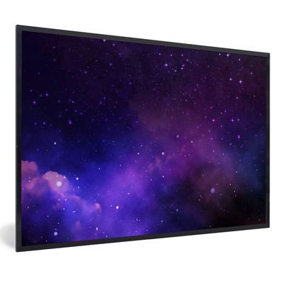 Poster Bilder - 90x60 cm Sternenhimmel - Sonne - Universum (Gr. 90x60 cm)