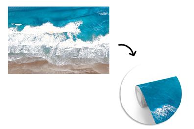 Tapete Fototapete - 450x300 cm Strand - Meer - Wasser - Blau (Gr. 450x300 cm)