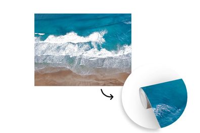 Tapete Fototapete - 375x280 cm Strand - Meer - Wasser - Blau (Gr. 375x280 cm)