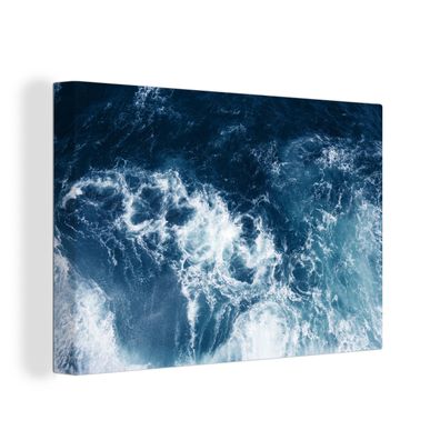 Leinwandbilder - Wanddeko 140x90 cm Wasser - Golf - Blau (Gr. 140x90 cm)