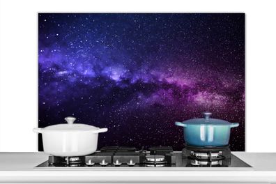 Spritzschutz Küchenrückwand - 100x65 cm Sternenhimmel - Nacht - Weltraum