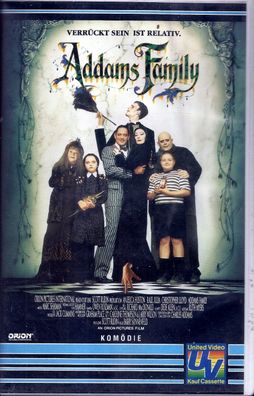 VHS: Addams Family - Verrückt sein ist relativ (1994) United Video 6130