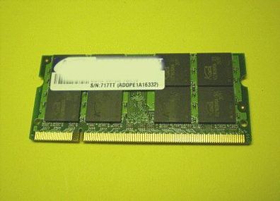 Arbeitsspeicher Notebook Laptop RAM Samsung 1GB DDR2 M470T2864QZ3-CF7