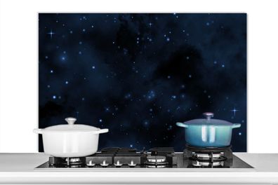 Spritzschutz Küchenrückwand - 100x65 cm Nacht - Universum - Sternenhimmel