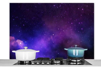 Spritzschutz Küchenrückwand - 120x80 cm Sternenhimmel - Sonne - Universum