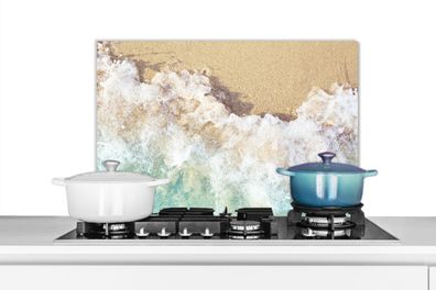 Spritzschutz Küchenrückwand - 70x50 cm Golf - Strand - Meer - Wasser (Gr. 70x50 cm)