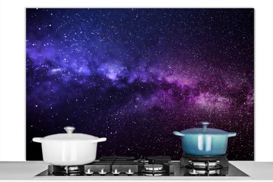 Spritzschutz Küchenrückwand - 120x80 cm Sternenhimmel - Nacht - Weltraum