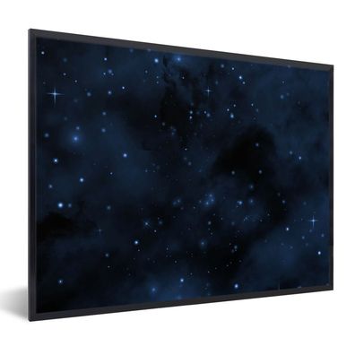 Poster Bilder - 80x60 cm Nacht - Universum - Sternenhimmel (Gr. 80x60 cm)