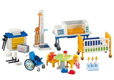Playmobil Krankenhaus Kinderstation Zubehör Set in Folie 6295 City Life NEU OVP