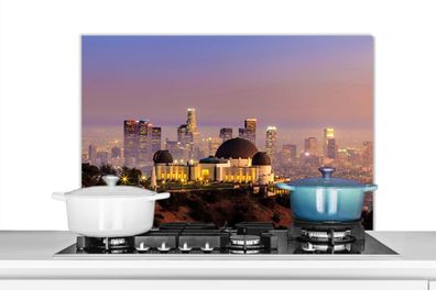 Spritzschutz Küchenrückwand - 80x55 cm Los Angeles - Skyline - Architektur