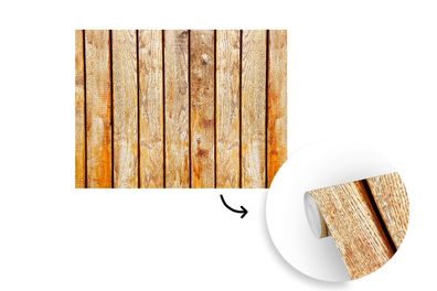 Tapete Fototapete - 400x300 cm Regale - Holz - Struktur (Gr. 400x300 cm)