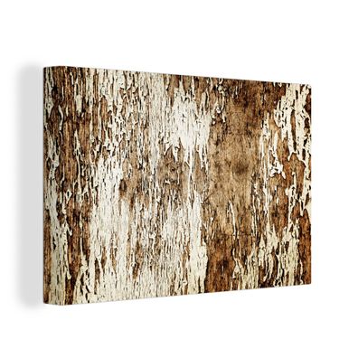 Leinwandbilder - Wanddeko 150x100 cm Holz - Rustikal - Baum (Gr. 150x100 cm)