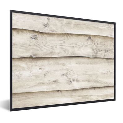 Poster Bilder - 40x30 cm Weiß - Regale - Holz - Birke (Gr. 40x30 cm)