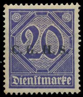 Oberschlesien DIENST Nr 11III ungebraucht X4CA796