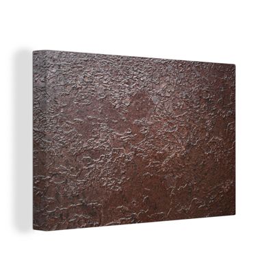 Leinwandbilder - Wanddeko 140x90 cm Rost - Industriell - Metall (Gr. 140x90 cm)