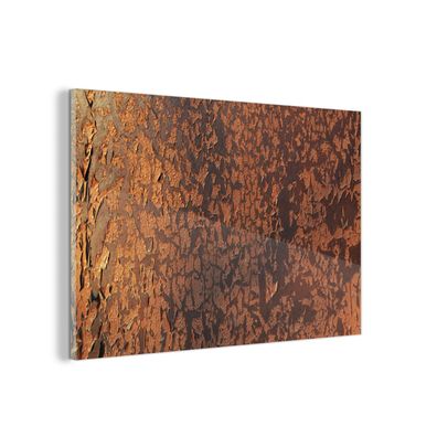 Glasbild Glasfoto Wandbild 150x100 cm Retro - Stahl - Metalle - Rost