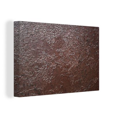 Leinwandbilder - Wanddeko 90x60 cm Rost - Industriell - Metall (Gr. 90x60 cm)