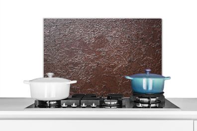 Spritzschutz Küchenrückwand - 70x50 cm Rost - Industriell - Metall (Gr. 70x50 cm)