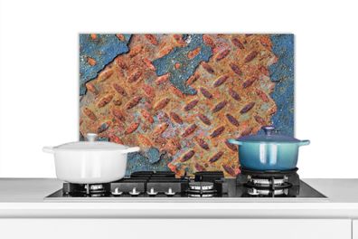 Spritzschutz Küchenrückwand - 60x40 cm Rost - Diamantplatte - Beton (Gr. 60x40 cm)