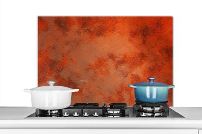 Spritzschutz Küchenrückwand - 90x60 cm Rost - Industrie - Metall - Stahl
