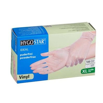 Hygostar Vinyl Hygienehandschuhe IDEAL XL, MHD: 31.05.2025