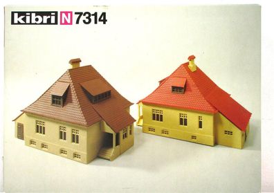 Kibri N 7314 Bausatz 2 Schleusenhäuser - OVP (1759f)