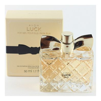 Avon Cosmetics Eau de Parfum Luck, Füllmenge 50 ml, blumiger Duft nach Sandelholz