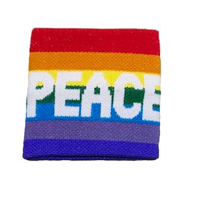 Peace Regenbogen Schweißband
