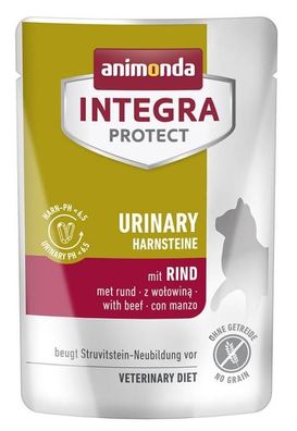 animonda ¦ Integra Protect - Urinary - Rind - 24 x 85g ¦ Diät-Nassfutter für Katze...