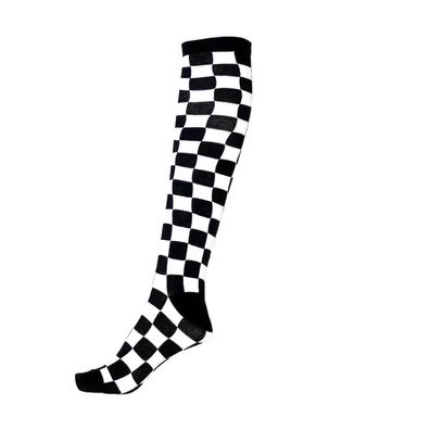 Schwarz Weiße Schachbrett Socken Kariert