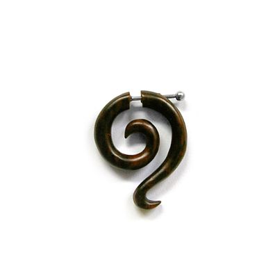 Braune Holz Fake Spirale