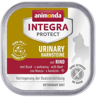 animonda ¦ Integra Protect - Urinary - Rind - 24 x 100g ¦ Diät-Nassfutter für ...