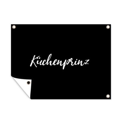 Outdoor-Poster Gartenposter 120x90 cm Zitate - Sprichwörter - Kochen - Chefkoch