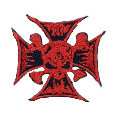 Iron Cross Totenkopf Patch