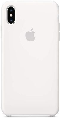 Apple Schutzhülle iPhone XS Max Silikon Case Cover Schutzhülle weiß