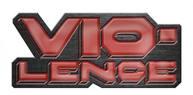Vio-Lence Logo Anstecker aus Metall Offiziell lizensiert
