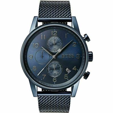 Hugo Boss Navigator Herrenuhr Armbanduhr Chronograph Datum HB1513538 Neu mit Box