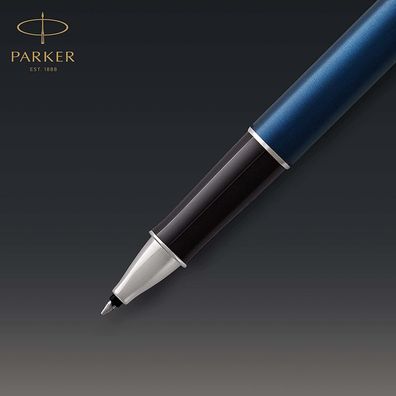 Parker 1931535 Sonnet Tintenroller | Blaue Lackierung | feine Spitze | Schwarze ...