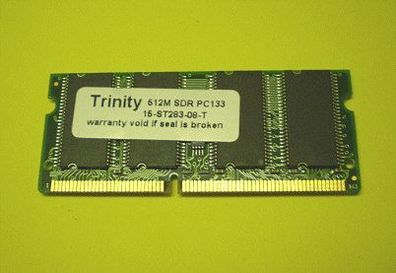 Arbeitsspeicher Notebook Laptop RAM Trinity 512MB SD-RAM PC133 15-ST283-08-T