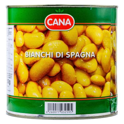 Hymor Bianchi di Spagna Riesenbohne 2x 2500g Dose weiße Butterbohnen aus Italien