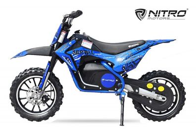 Serval Prime Elektro Nitro Motors 500W Eco mini Kinder Dirtbike 10-Zoll