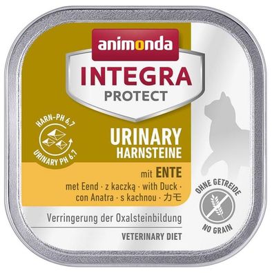 animonda ¦ Integra Protect - Urinary - Ente - 24 x 100g ¦ Diät-Nassfutter für ...