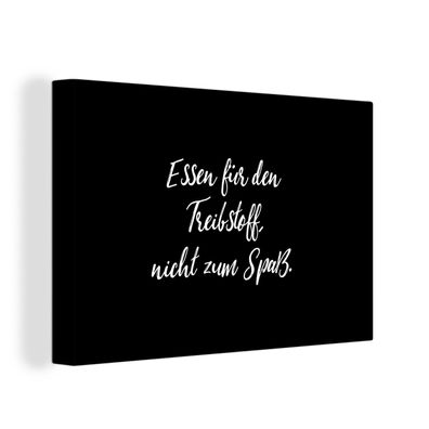 Leinwandbilder - Wanddeko 150x100 cm Zitate - Nahrung zum Nachdenken, nicht zum Vergn