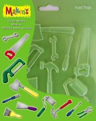 Gießform Makin Clay Push Molds Werkzeug für Abformmasse Gips Pappmache Softclay