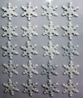 Artemio Brads Schneeflocken Schneekristalle klassische Weihnachtsmuster