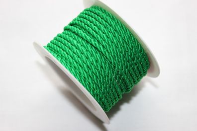 Ribbon 4 Meter Kordel Zierband 2mm Durchmesser immergrün Zierkordel Band grün