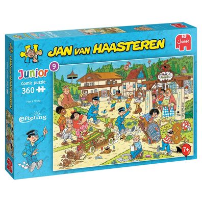 Jumbo 20080 Jan van Haasteren Junior 9 Efteling Max & Moritz 360 Teile Puzzle
