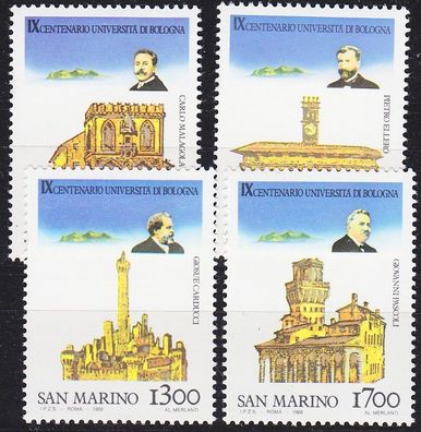 SAN MARINO [1988] MiNr 1387-90 ( * */ mnh )