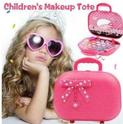 New Kinder Kosmetikkoffer Kosmetiktasche Schminkkoffer Maedchen Makeup Spielzeug!